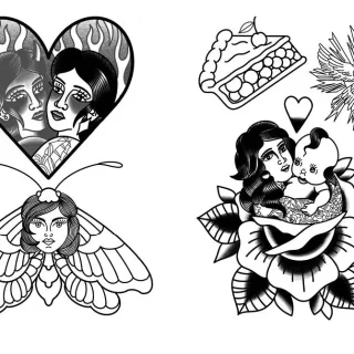 Sketchbook Henrique Brandão Vol. V - Tattoo Old School